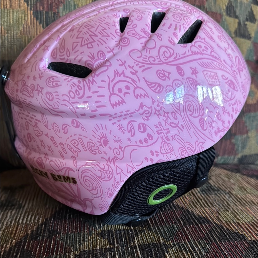 Pink Lucky Bums Kids Ski Helmet XS